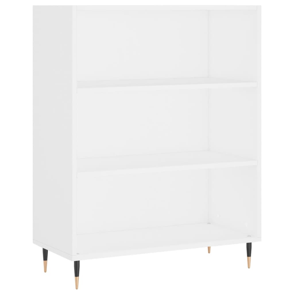 vidaXL Boekenkast 69,5x32,5x90 cm bewerkt hout wit