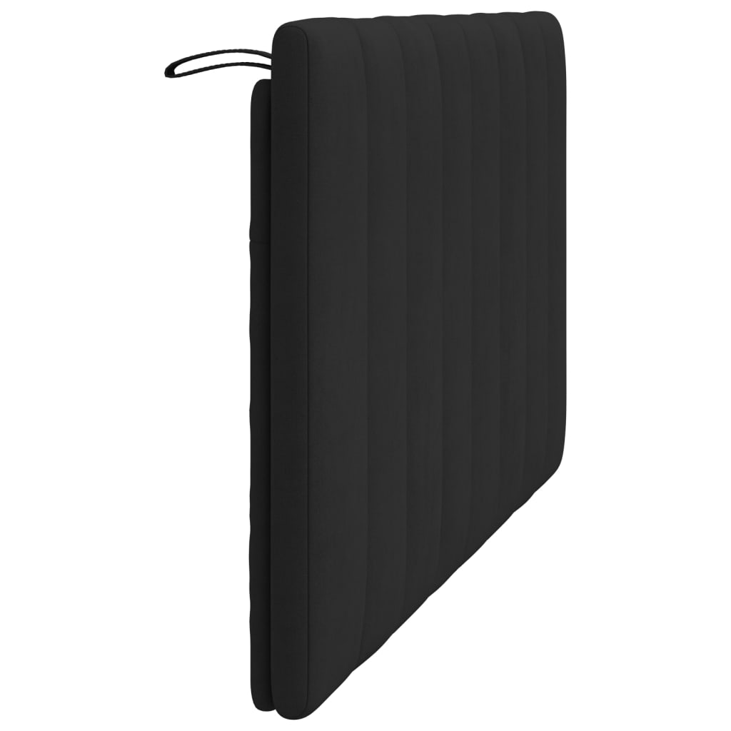 vidaXL Hoofdbordkussen 140 cm fluweel zwart