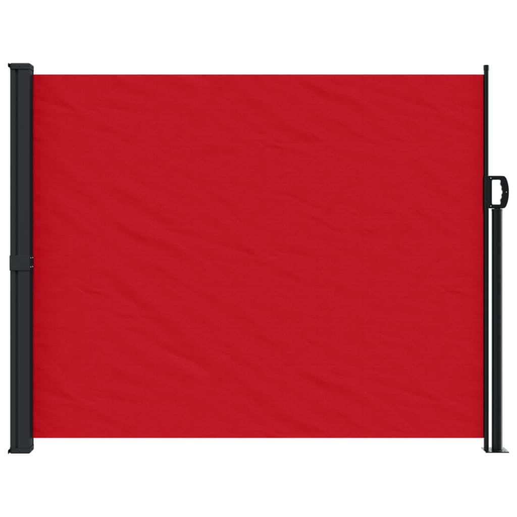 vidaXL Windscherm uittrekbaar 160x600 cm rood