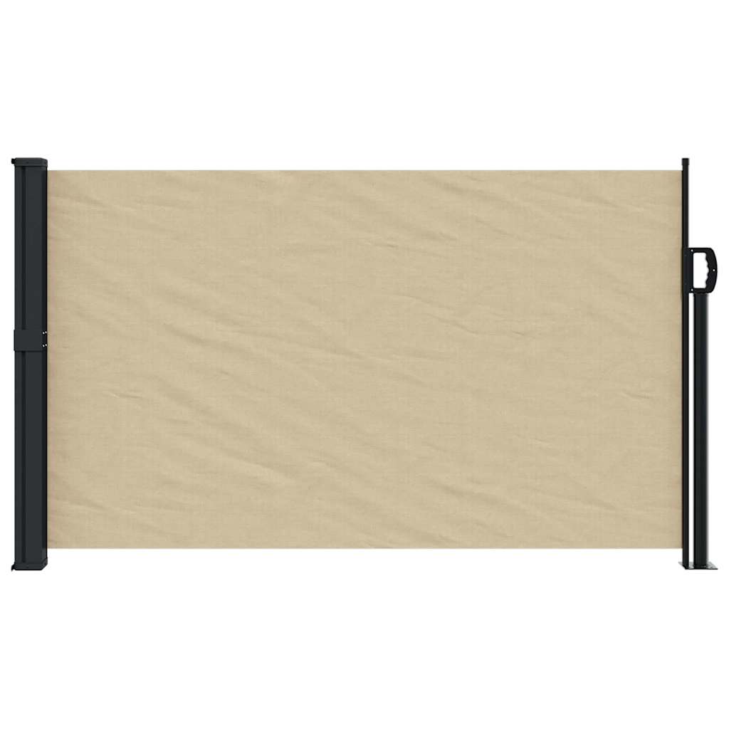 vidaXL Windscherm uittrekbaar 117x300 cm beige