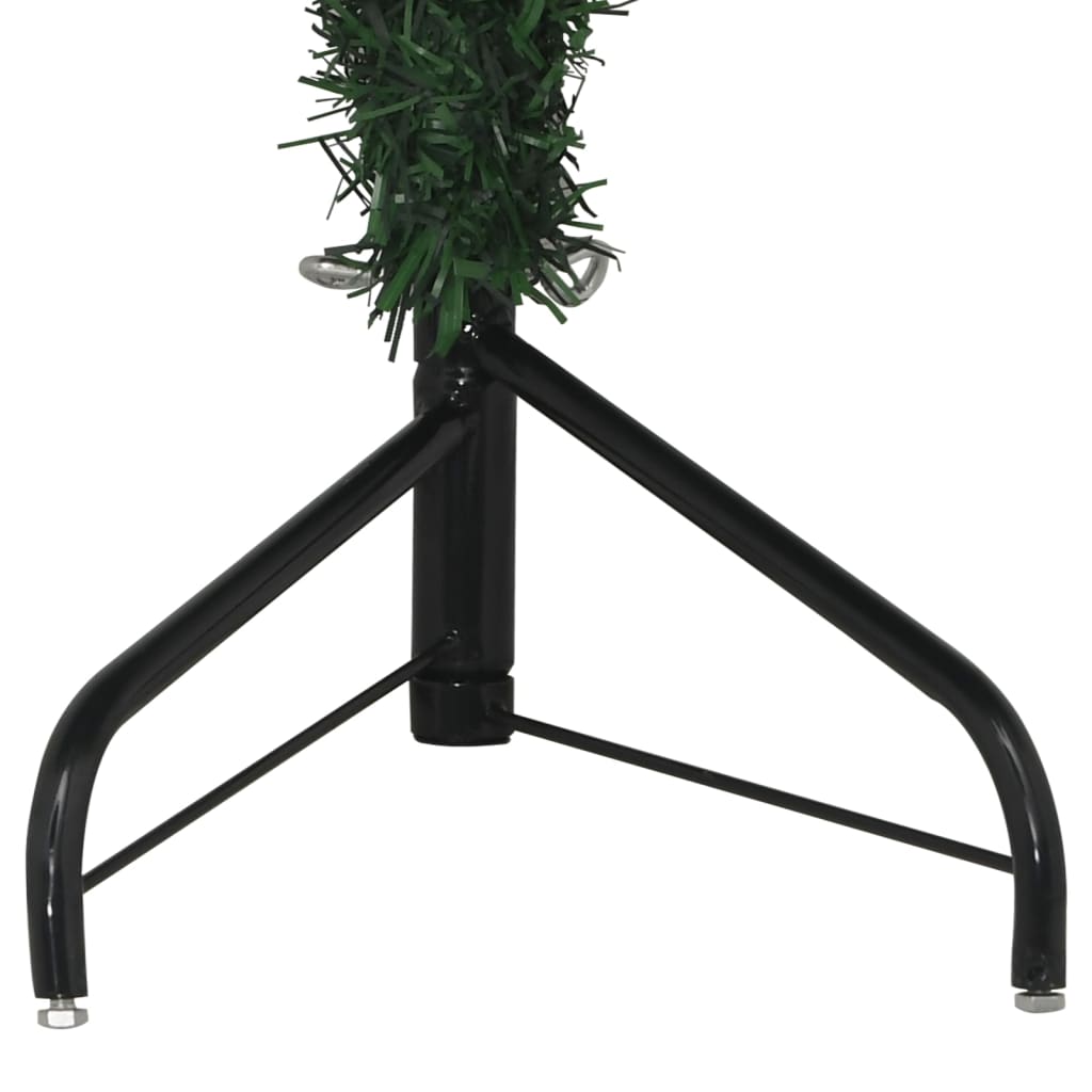 vidaXL Kunstkerstboom hoek 120 cm PVC groen