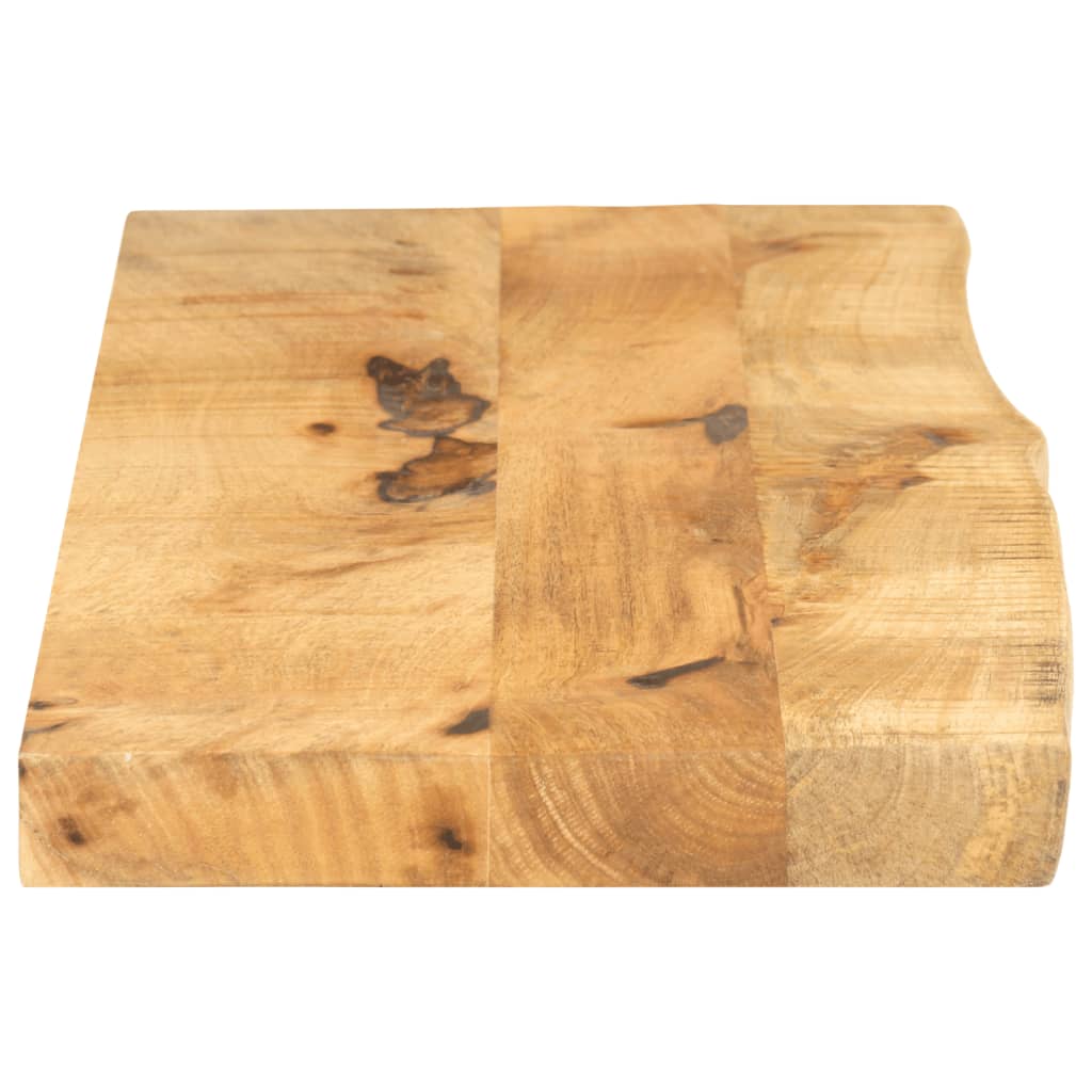 vidaXL Tafelblad met natuurlijke rand 110x30x2,5 cm massief mangohout