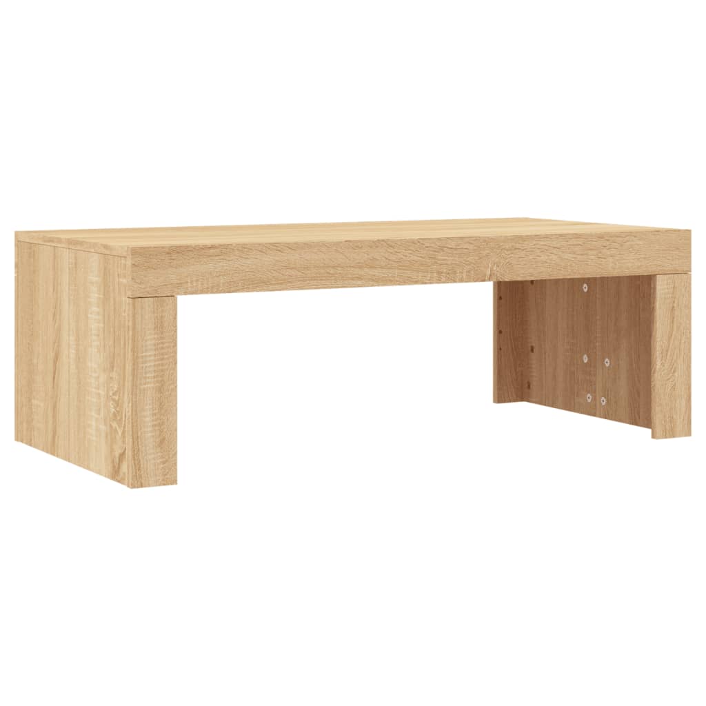 vidaXL Salontafel 102x50x36 cm bewerkt hout sonoma eikenkleurig