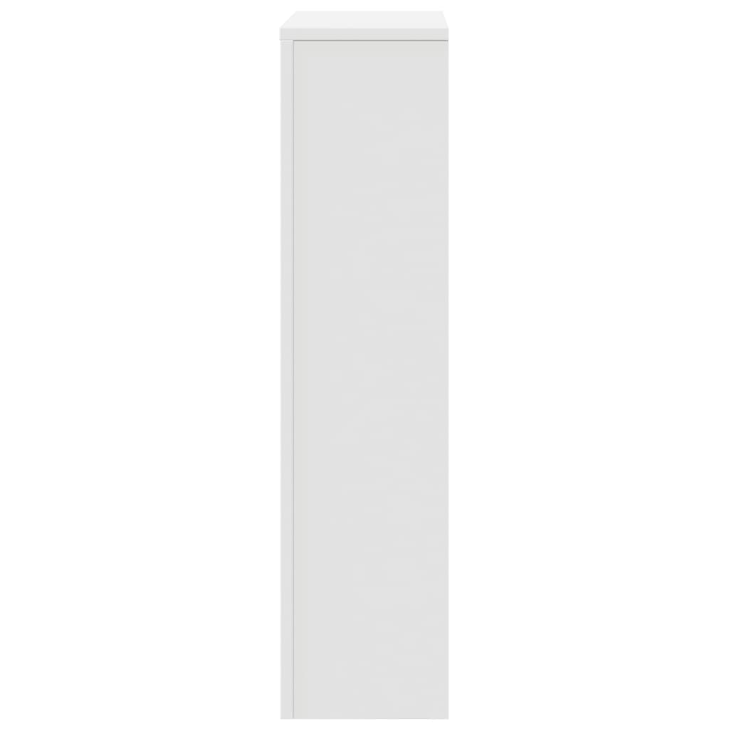 vidaXL Radiatorombouw 78x20x82 cm bewerkt hout wit