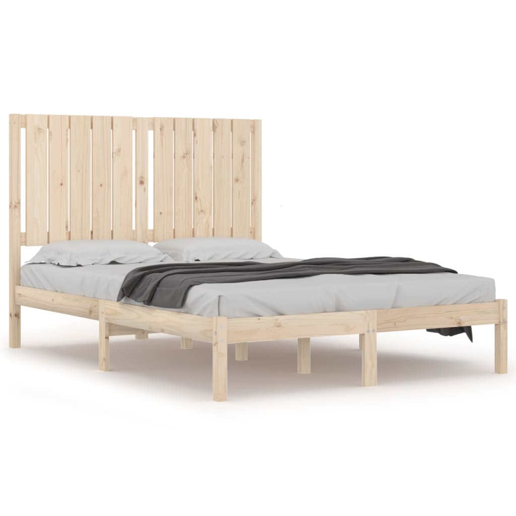 vidaXL Bedframe massief hout 120x190 cm