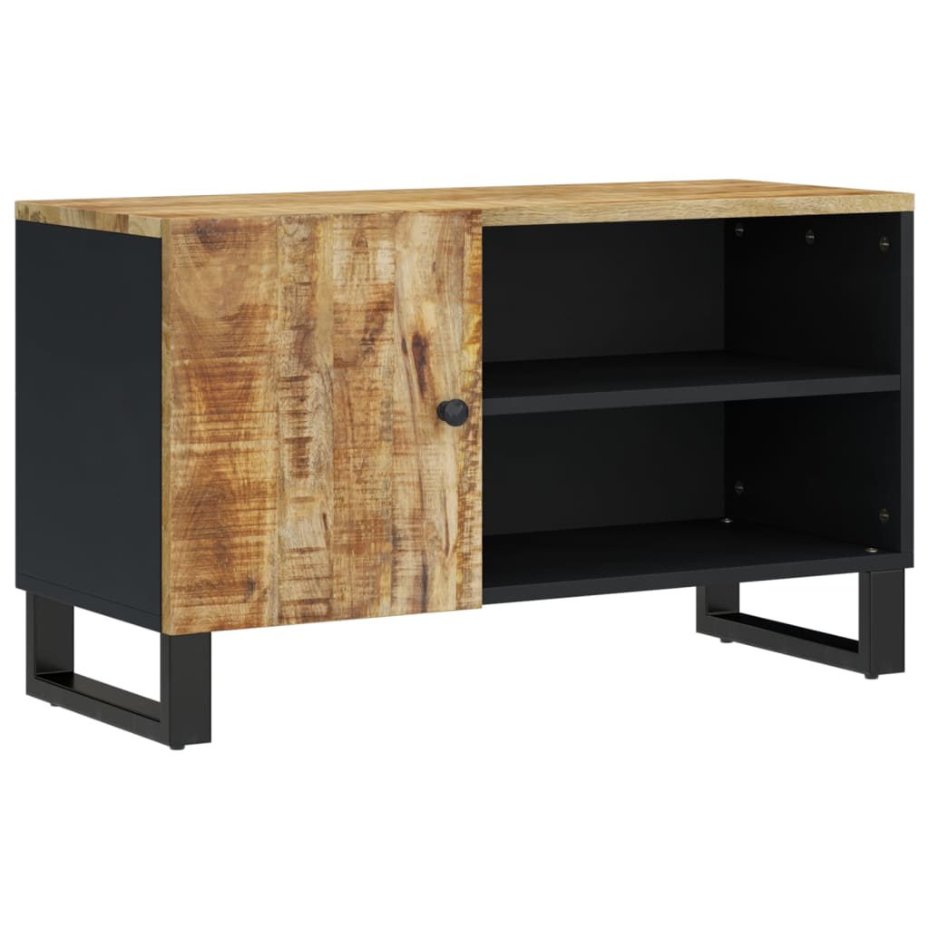 vidaXL Tv-meubel 80x33x46 cm massief mangohout en bewerkt hout