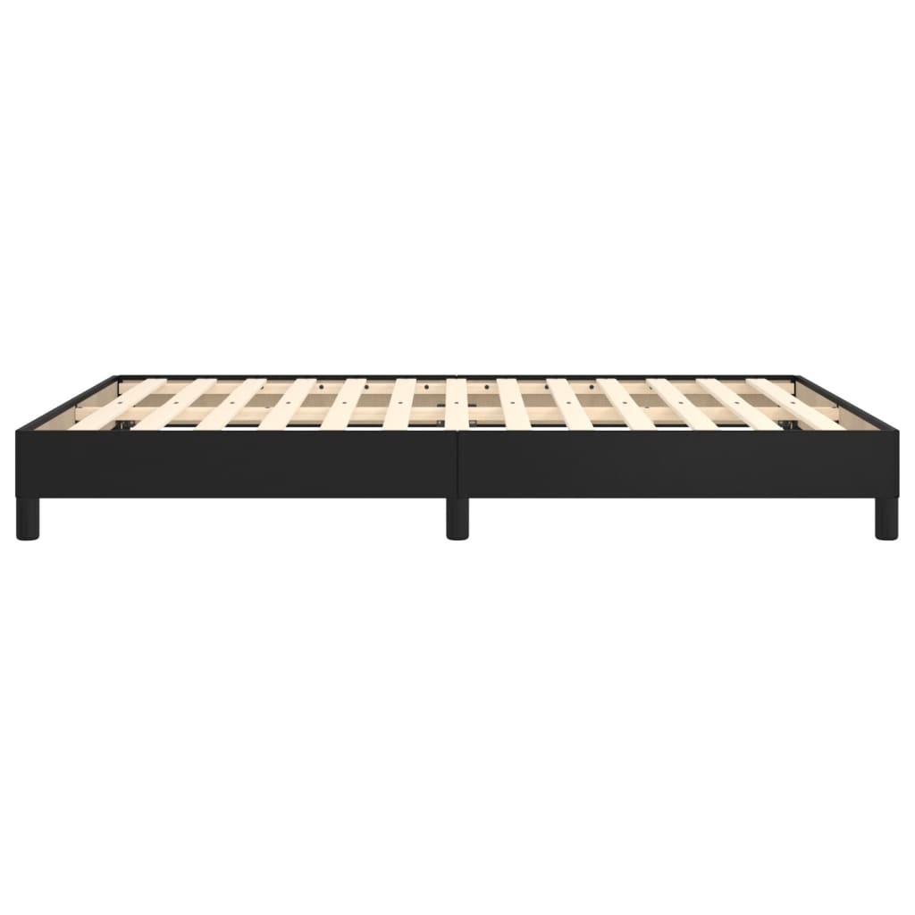 vidaXL Bedframe kunstleer zwart 140x200 cm