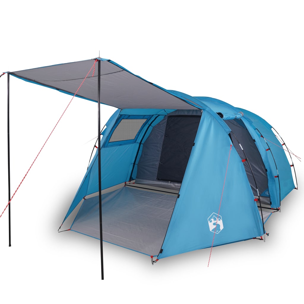 vidaXL Tunneltent 4-persoons waterdicht blauw