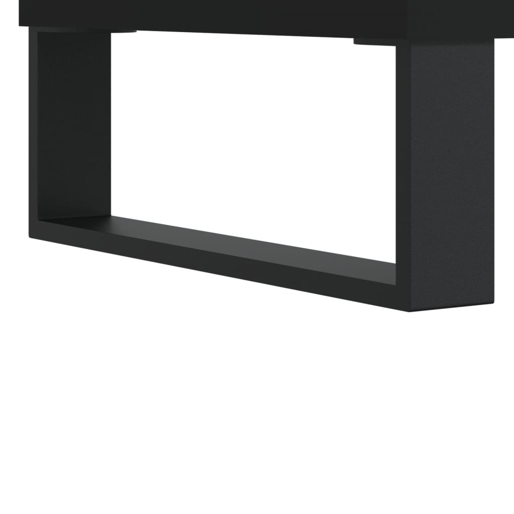 vidaXL Tv-meubel 100x35x55 cm bewerkt hout zwart