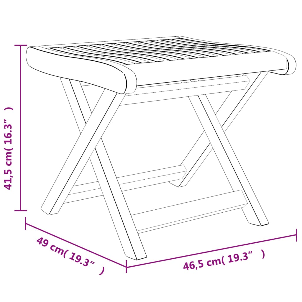 vidaXL 5-delige Loungeset massief teakhout