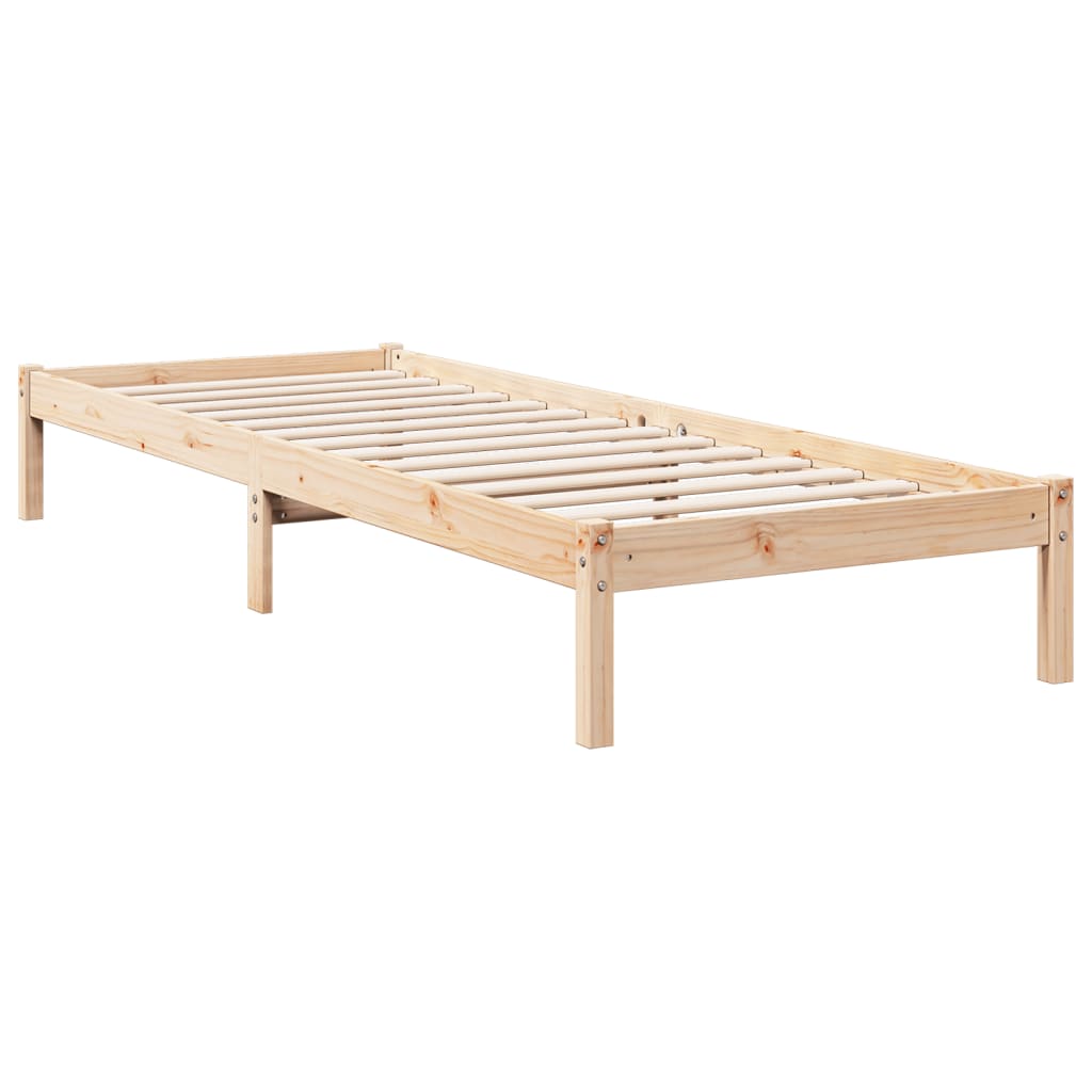 vidaXL Bedframe extra lang zonder matras massief grenenhout 80x210 cm