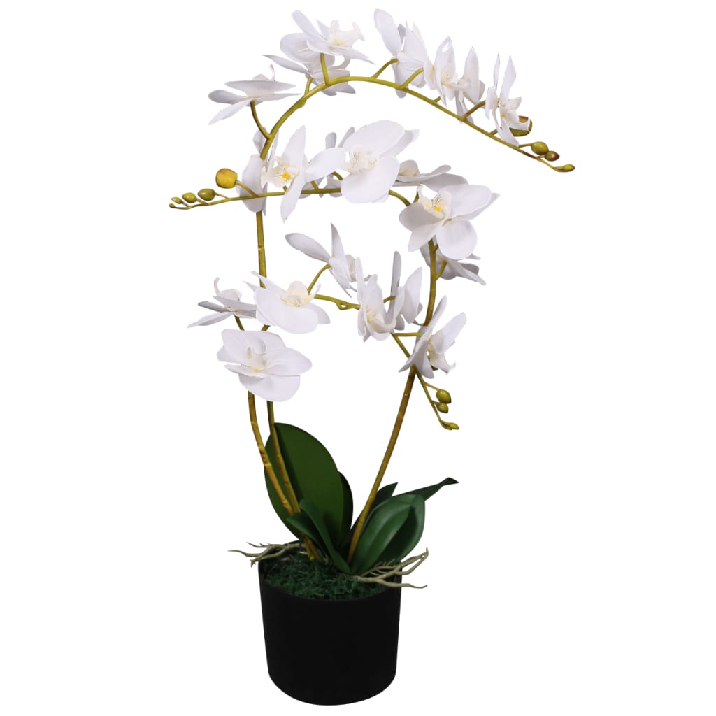 toilet sterk Certificaat vidaXL Kunst orchidee plant met pot 65 cm wit kopen? | vidaXL.nl