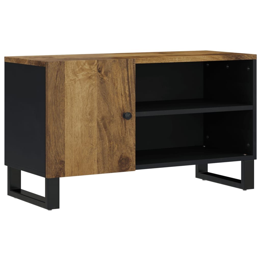 vidaXL Tv-meubel 80x33x46 cm massief mangohout en bewerkt hout