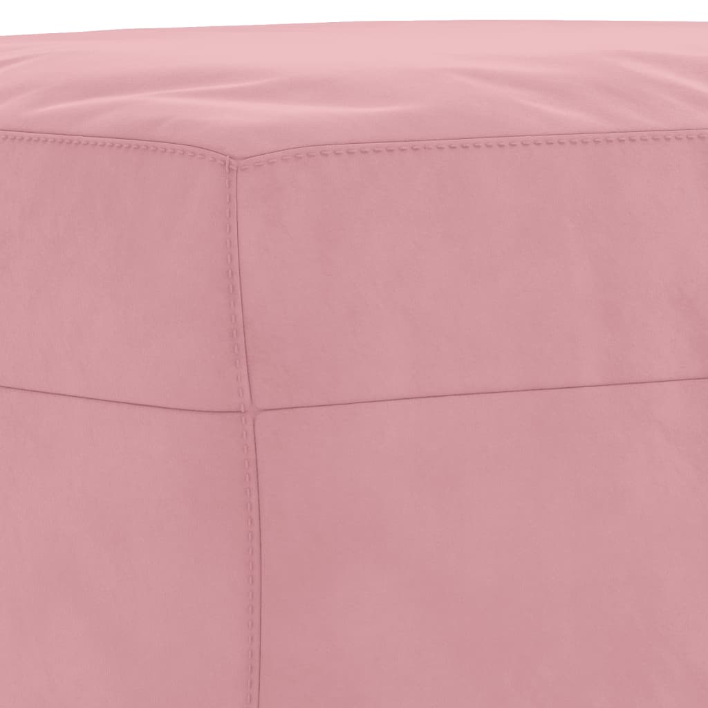 vidaXL Voetenbank 60x50x41 cm fluweel roze