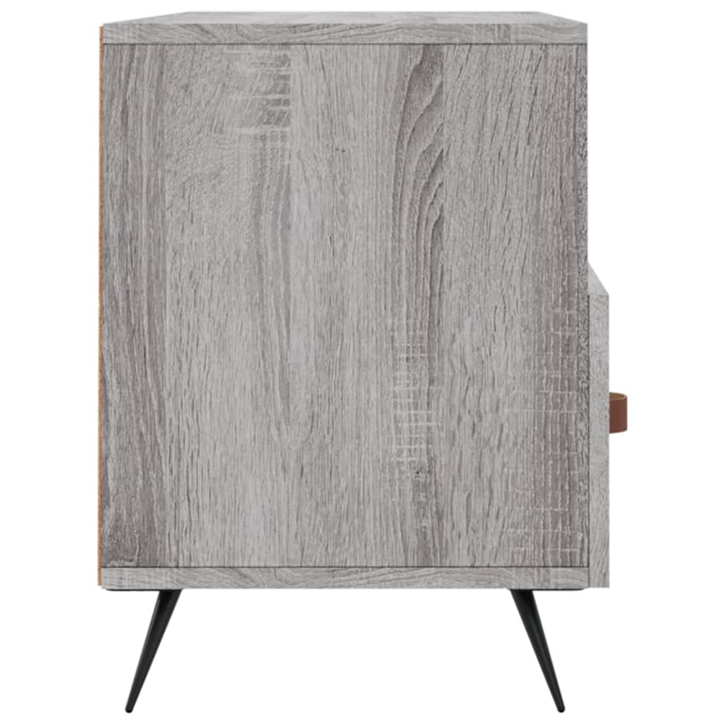 vidaXL Tv-meubel 102x36x50 cm bewerkt hout grijs sonoma eikenkleurig