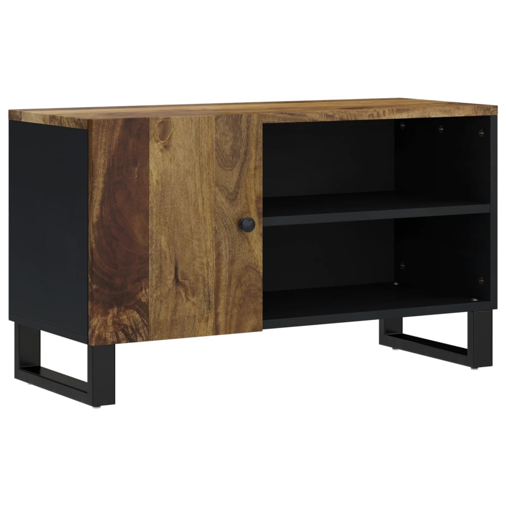 vidaXL Tv-meubel 80x33x46 cm massief mangohout en bewerkt hout