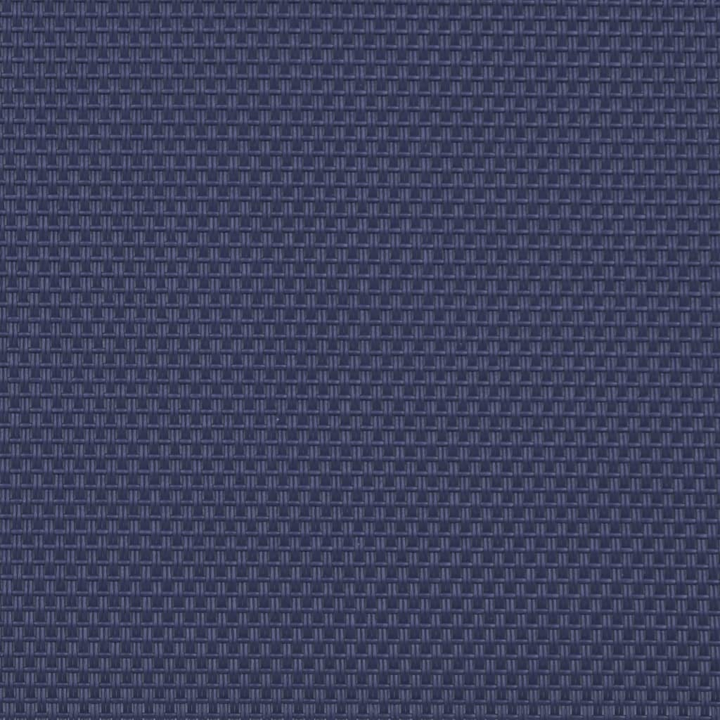 vidaXL Ligbedden 2 st massief acaciahout en textileen blauw