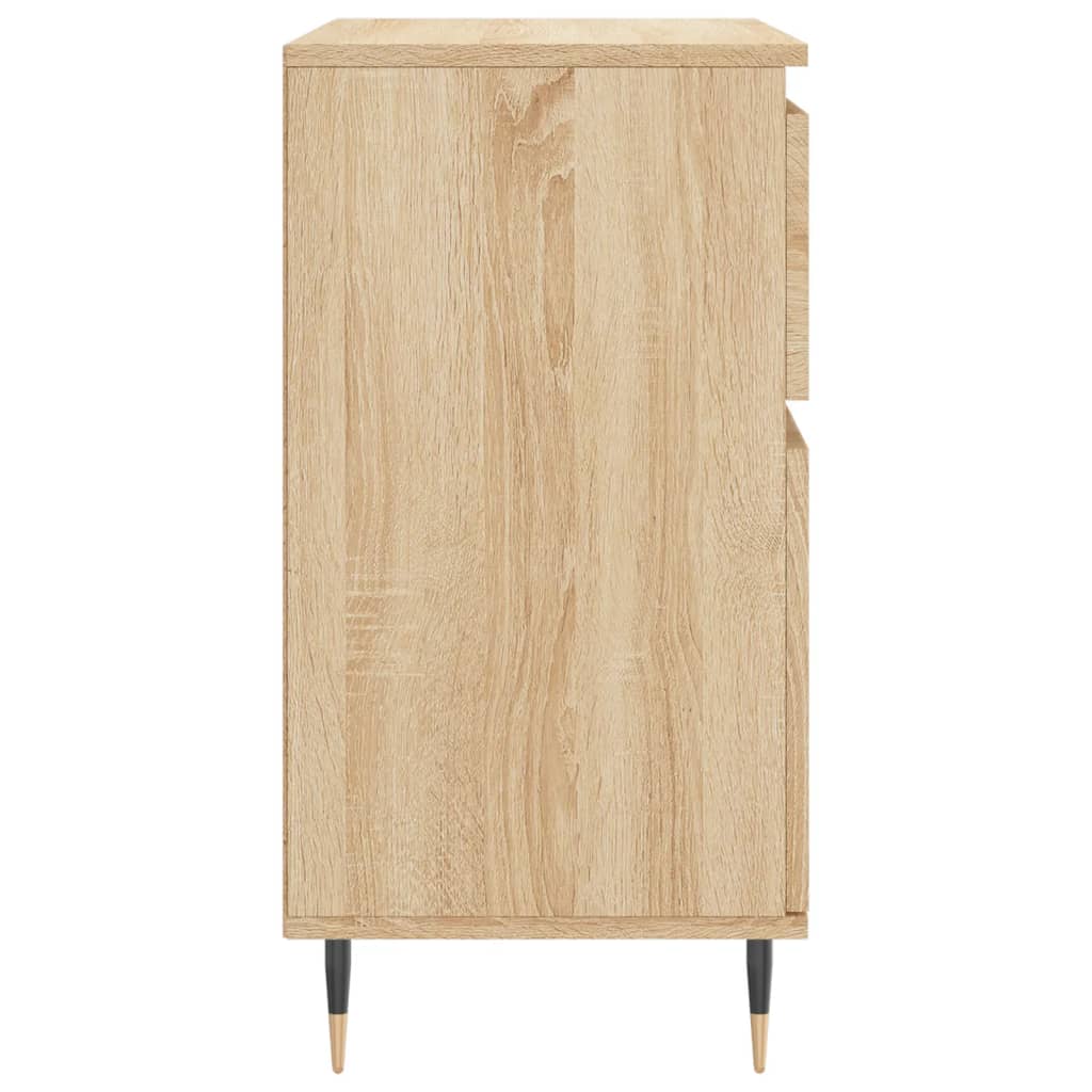 vidaXL Dressoir 60x35x70 cm bewerkt hout sonoma eikenkleurig