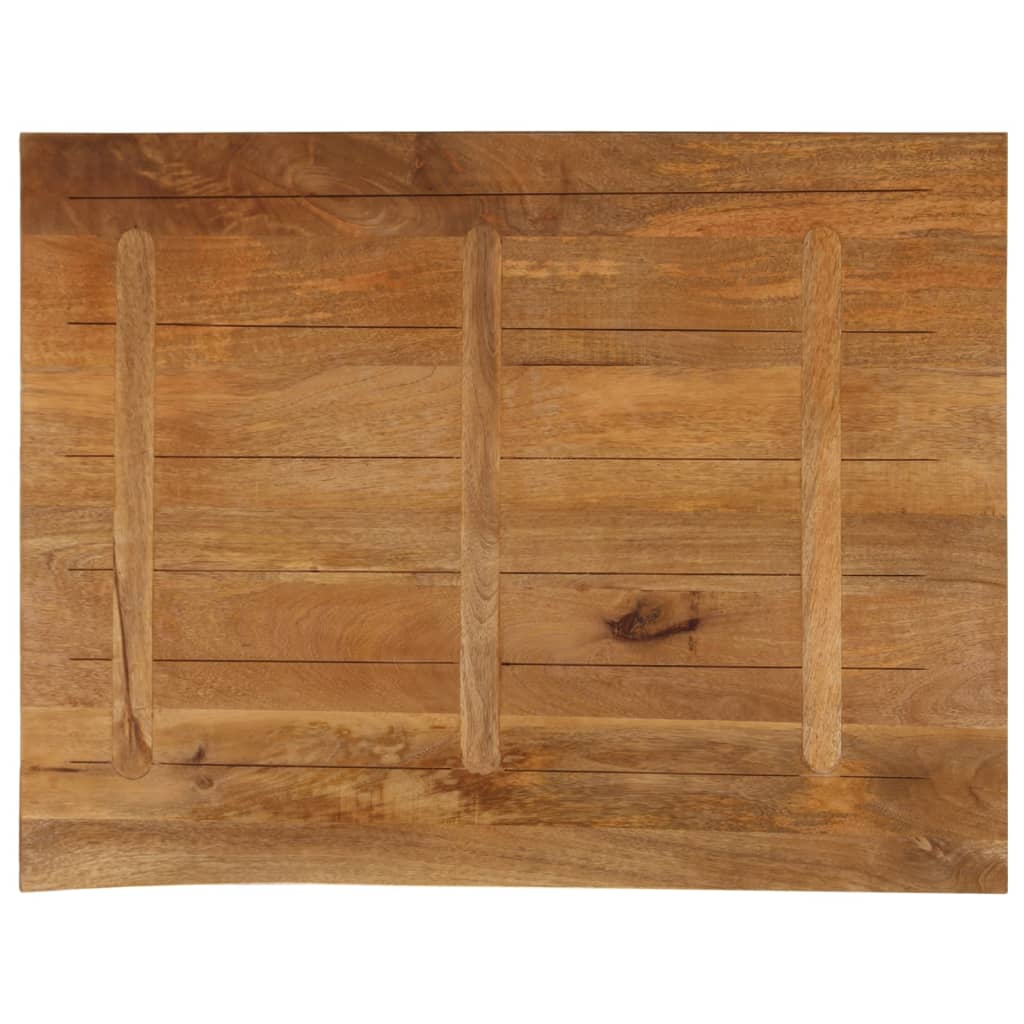 vidaXL Tafelblad met natuurlijke rand 110x80x2,5 cm massief mangohout