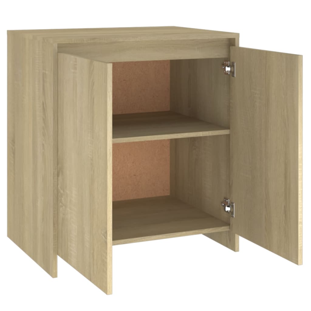 vidaXL Dressoir 70x41x75 cm bewerkt hout sonoma eikenkleurig