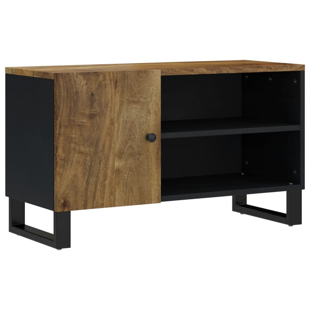 vidaXL Tv-meubel 80x33x46 cm massief mangohout en bewerkt hout