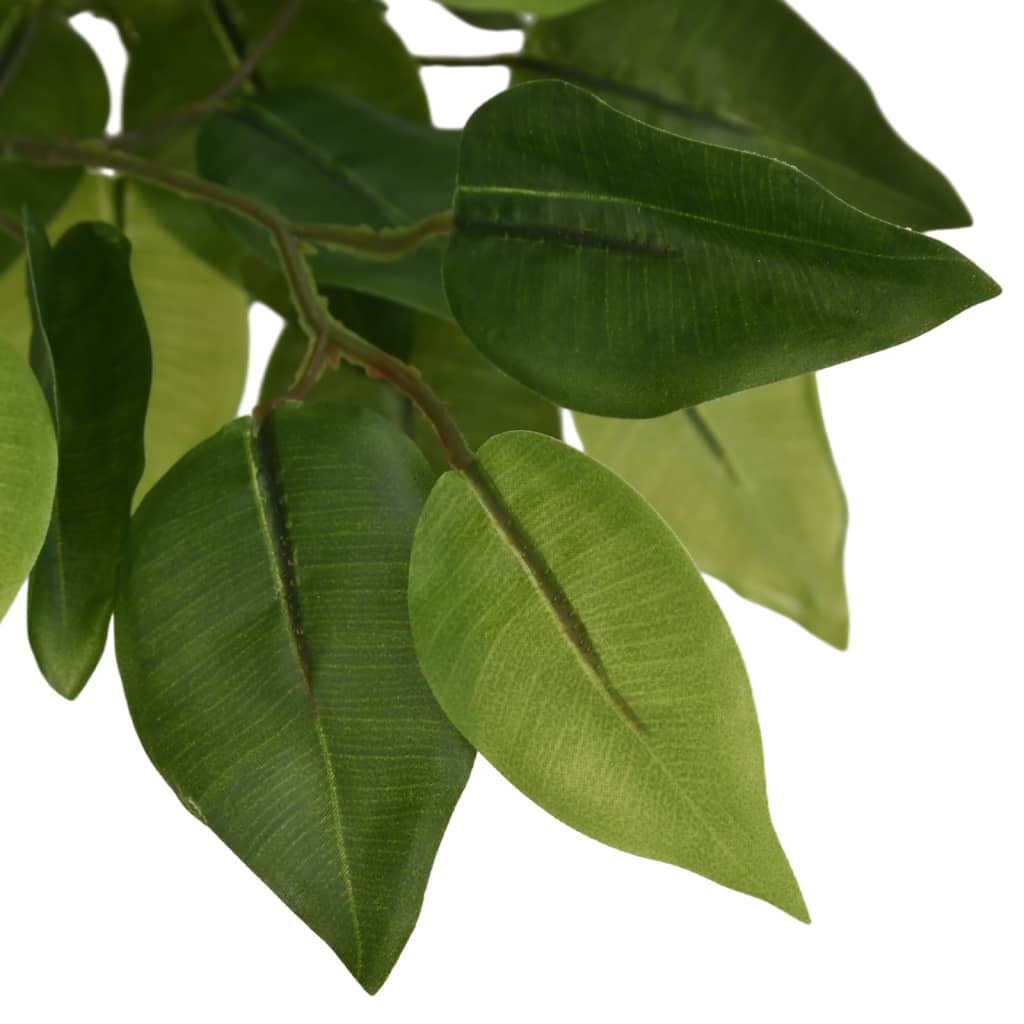 vidaXL Kunstplant ficus 1260 bladeren 200 cm groen