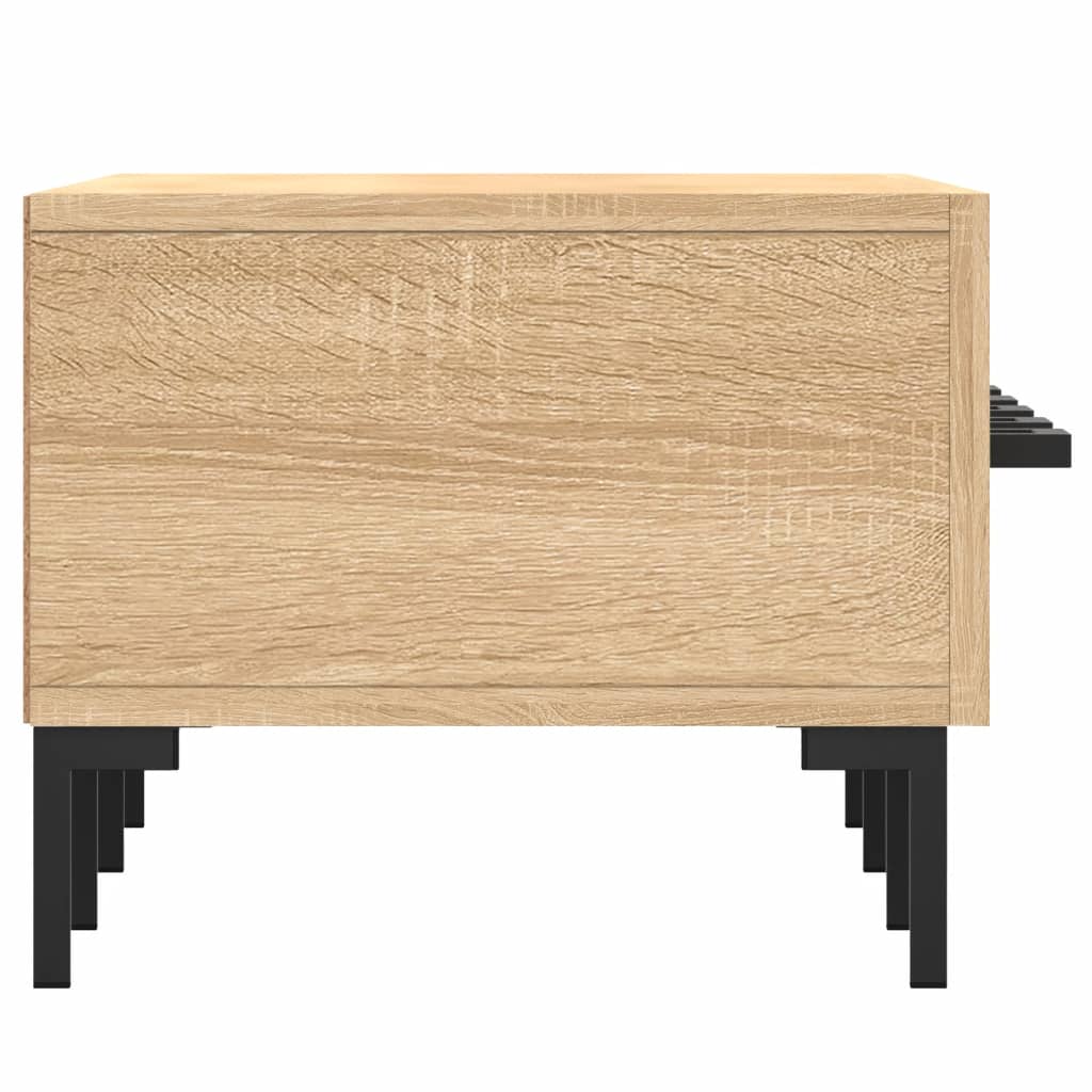 vidaXL Tv-meubel 150x36x30 cm bewerkt hout sonoma eikenkleurig