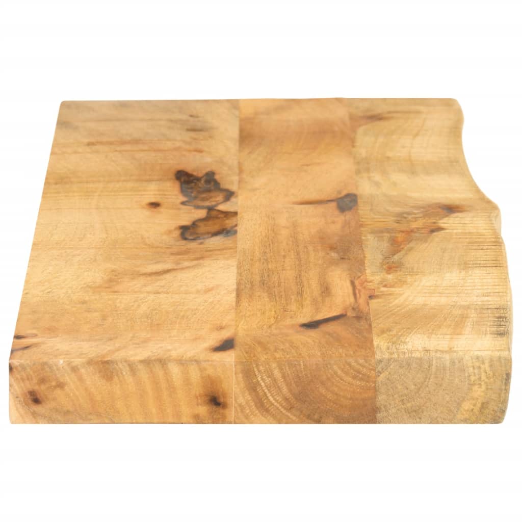 vidaXL Tafelblad met natuurlijke rand 110x40x3,8 cm massief mangohout