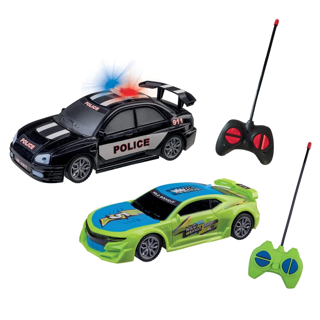 Consulaat welzijn Maaltijd Happy Speelgoedautoset radiografisch race- en politieauto 1:22 kopen? |  vidaXL.nl