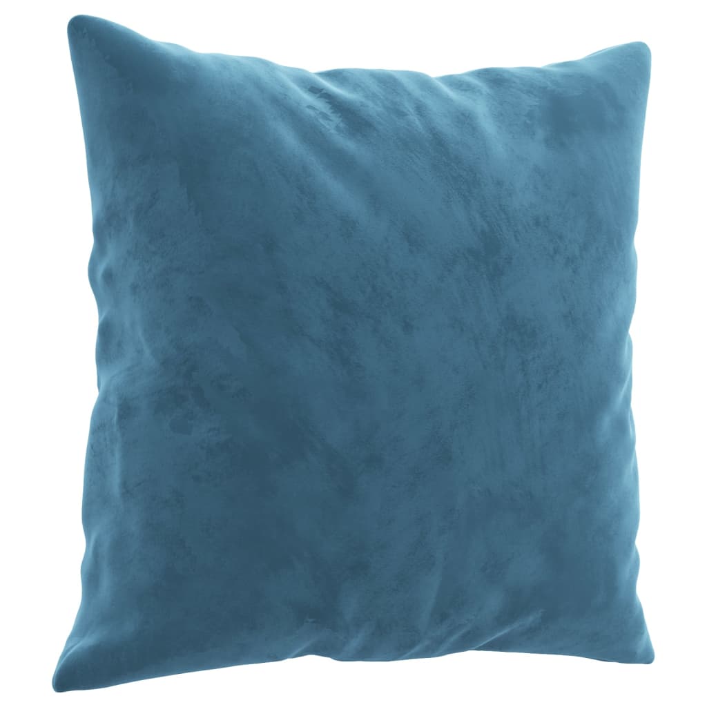 vidaXL 2-delige Loungeset met kussens fluweel blauw