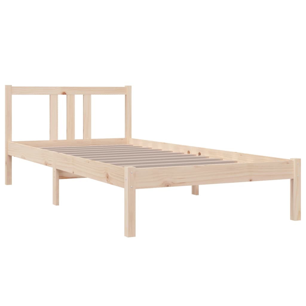 vidaXL Bedframe massief hout 90x200 cm