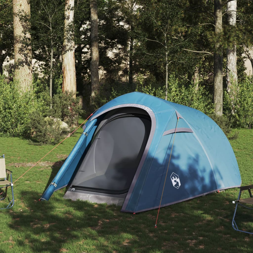 vidaXL Tunneltent 3-persoons waterdicht blauw