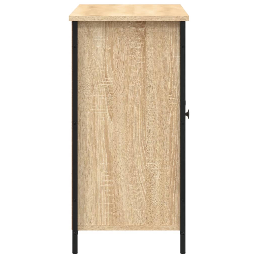 vidaXL Dressoir 100x35x70 cm bewerkt hout sonoma eikenkleurig