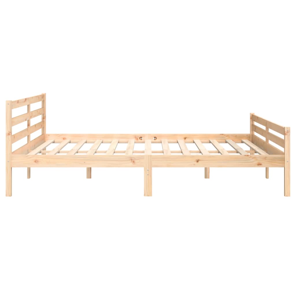 vidaXL Bedframe massief hout 180x200 cm