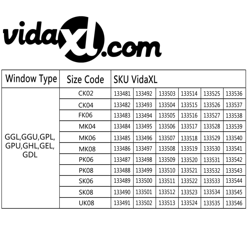 vidaXL Rolgordijn geplooid wit CK04