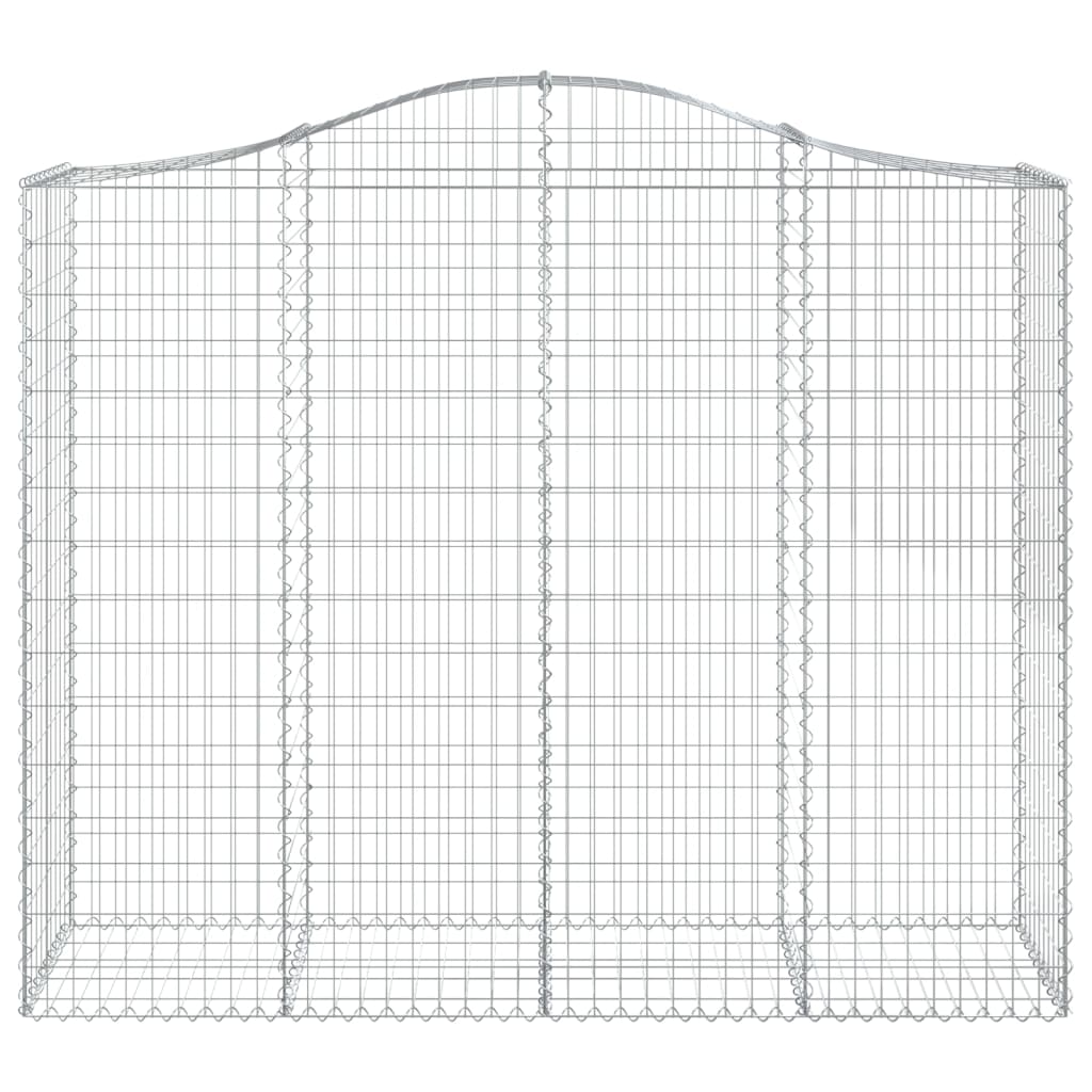 vidaXL Schanskorven 11 st gewelfd 200x50x160/180 cm ijzer