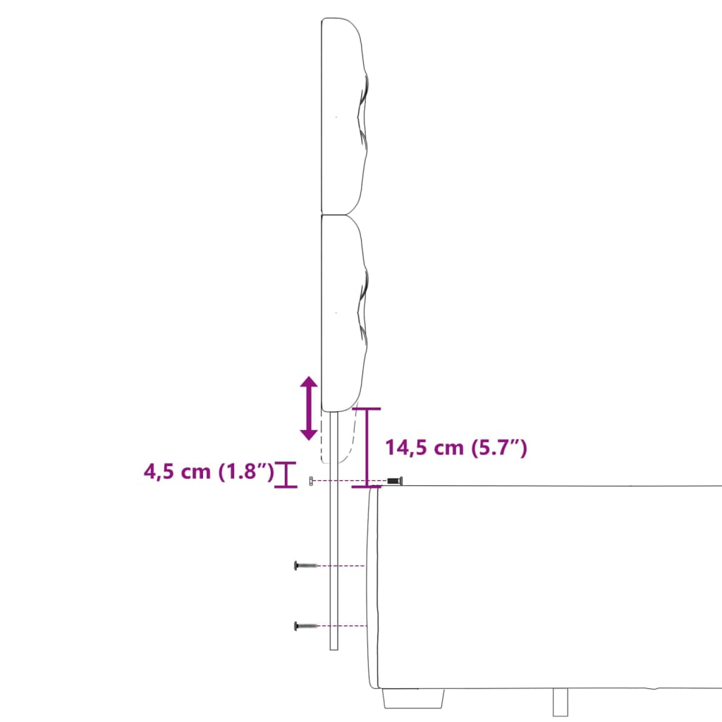 vidaXL Boxspring met matras fluweel lichtgrijs 180x200 cm