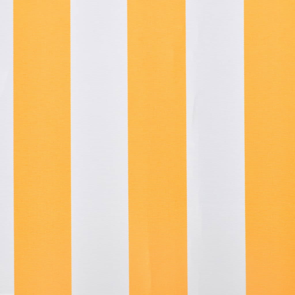 vidaXL Luifeldoek 350x250 cm canvas oranje en wit