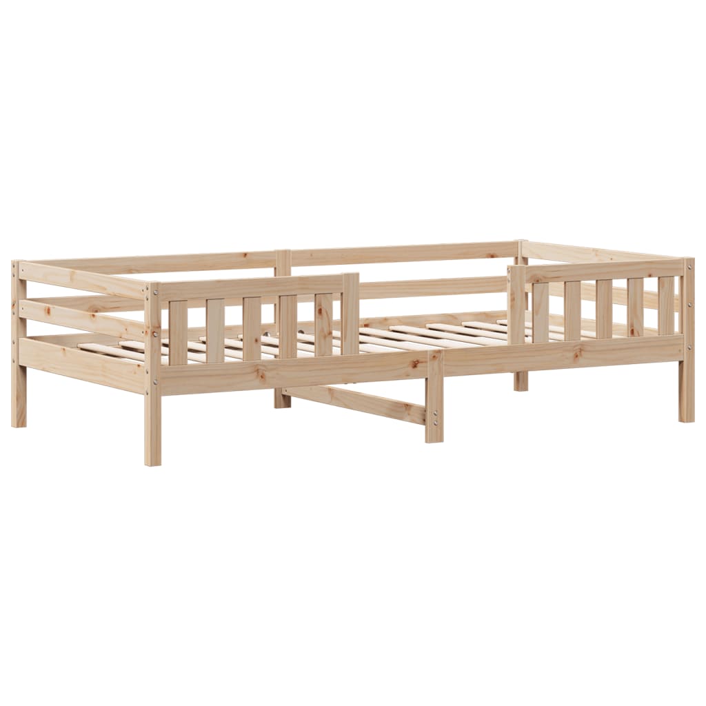 vidaXL Bedframe met huisje massief grenenhout 90x200 cm