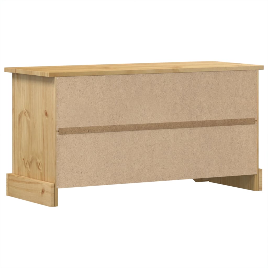 vidaXL Tv-meubel Corona 100x40x52 cm massief grenenhout