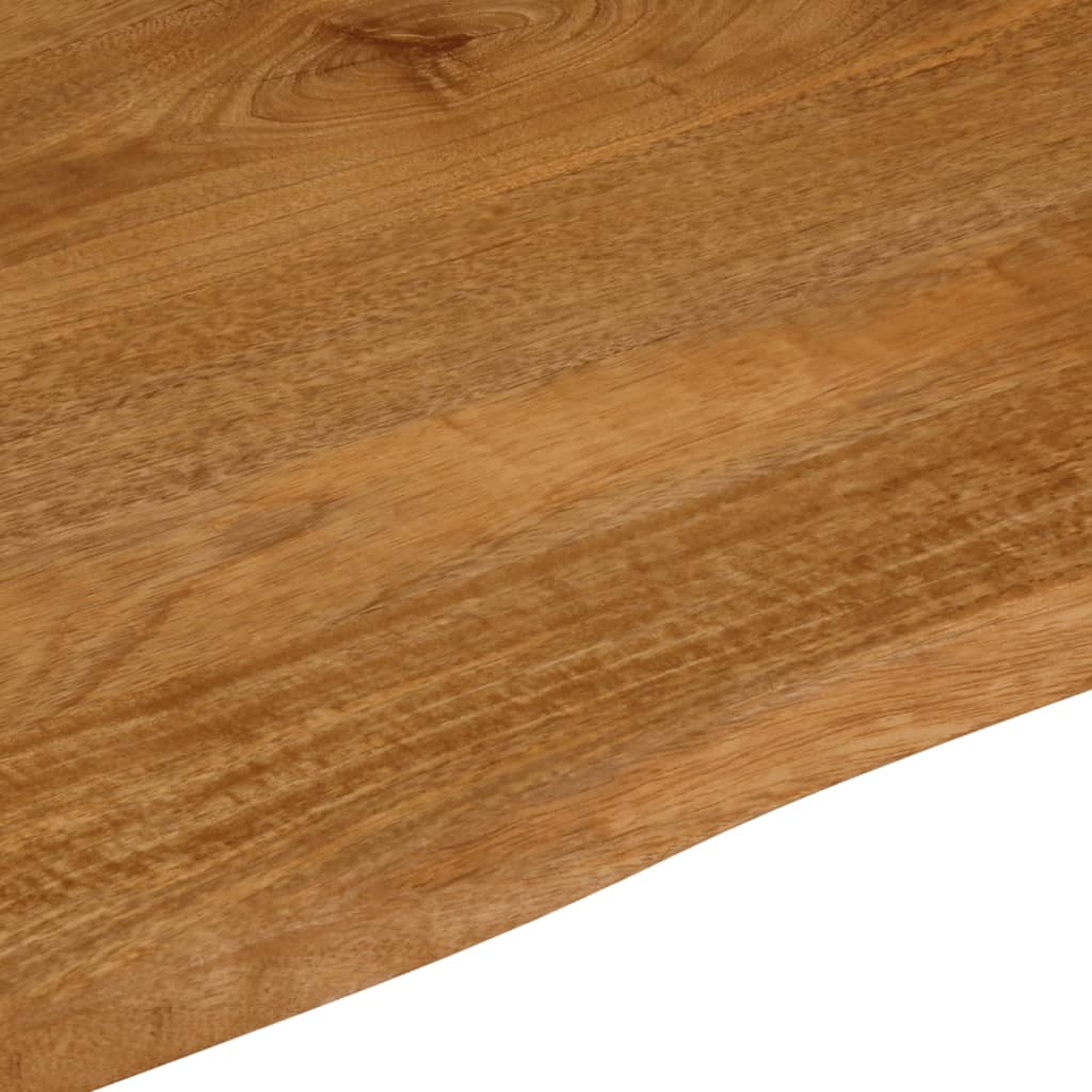 vidaXL Tafelblad met natuurlijke rand 90x80x3,8 cm massief mangohout