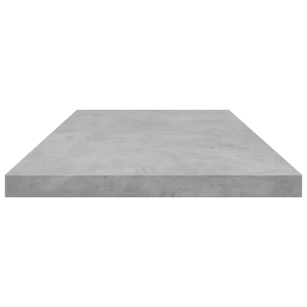 vidaXL Wandschappen 4 st 80x20x1,5 cm bewerkt hout betongrijs