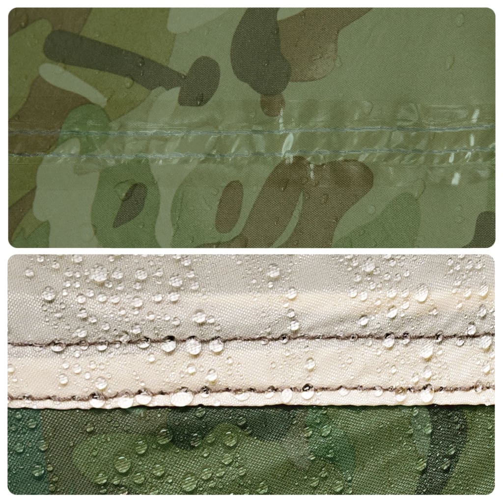 vidaXL Vistent 5-persoons waterdicht camouflage