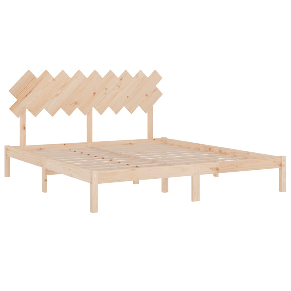 vidaXL Bedframe massief hout 180x200 cm