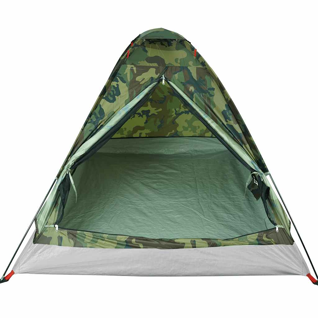 vidaXL Koepeltent 2-persoons waterdicht camouflage