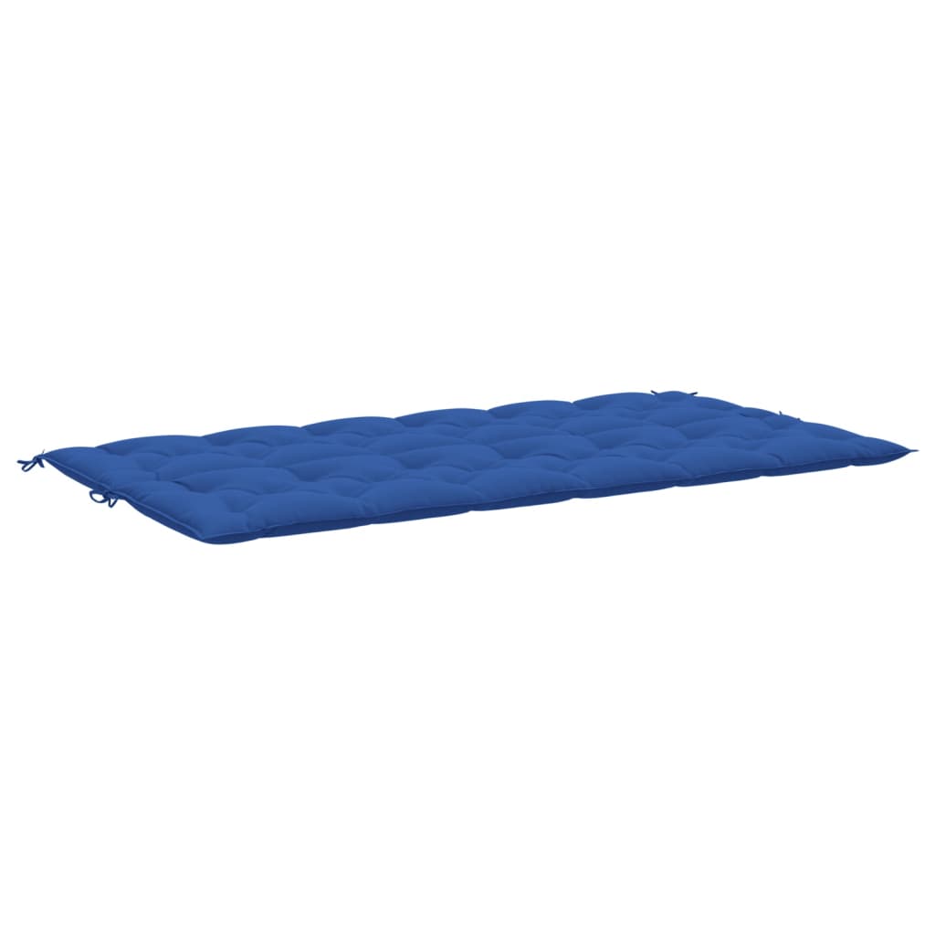 vidaXL Tuinbankkussen 200x(50+50)x7 cm oxford stof blauw