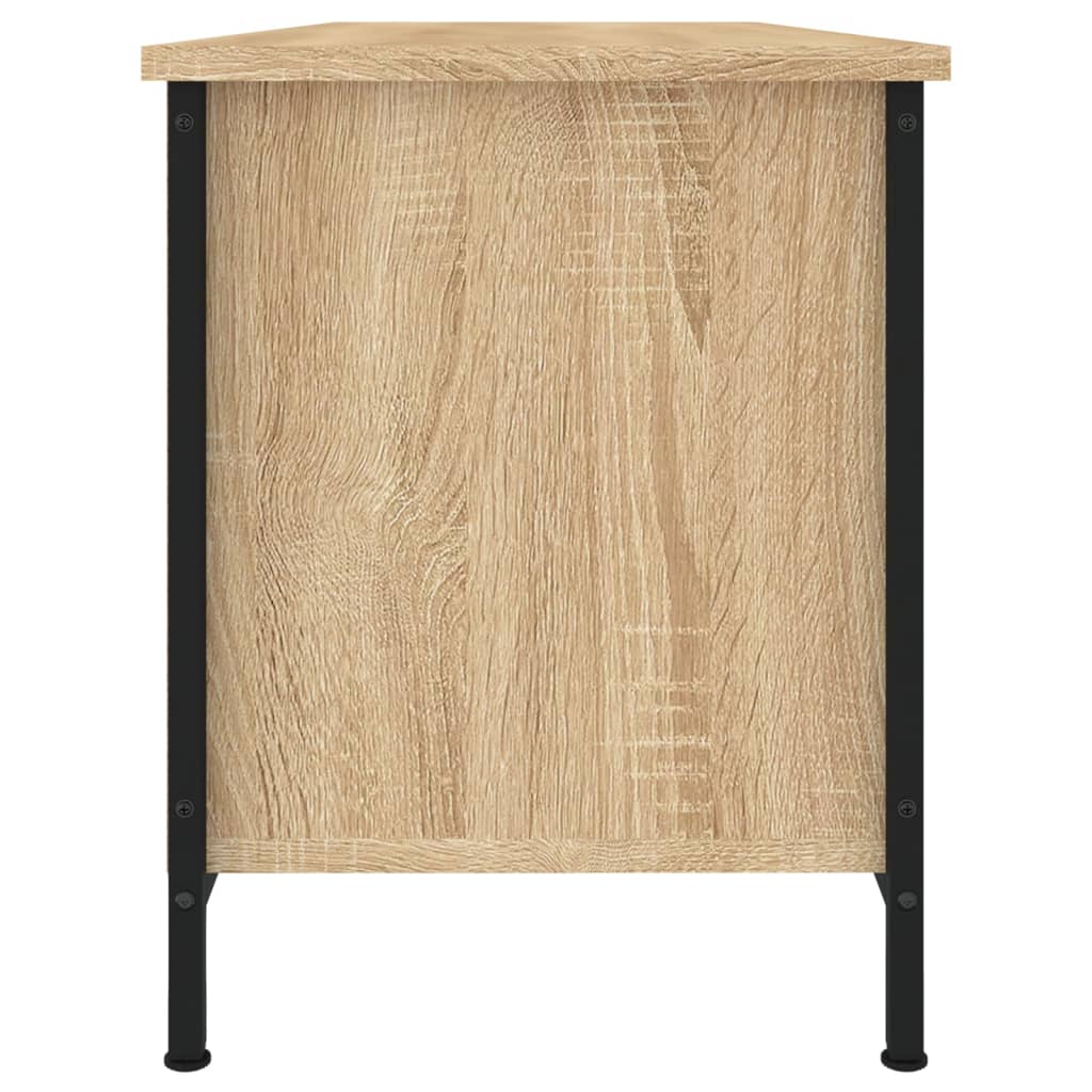 vidaXL Tv-meubel 102x35x45 cm bewerkt hout sonoma eikenkleurig