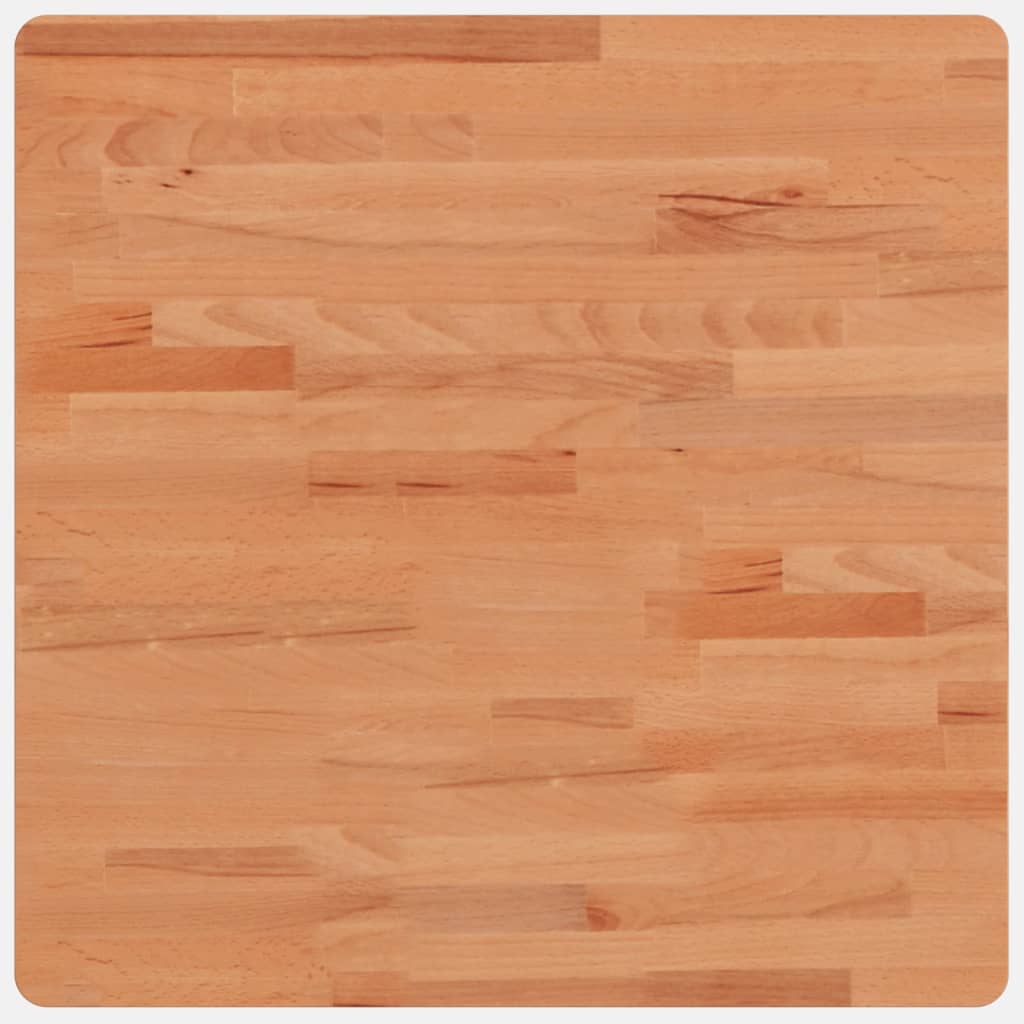 vidaXL Tafelblad vierkant 60x60x1,5 cm massief beukenhout