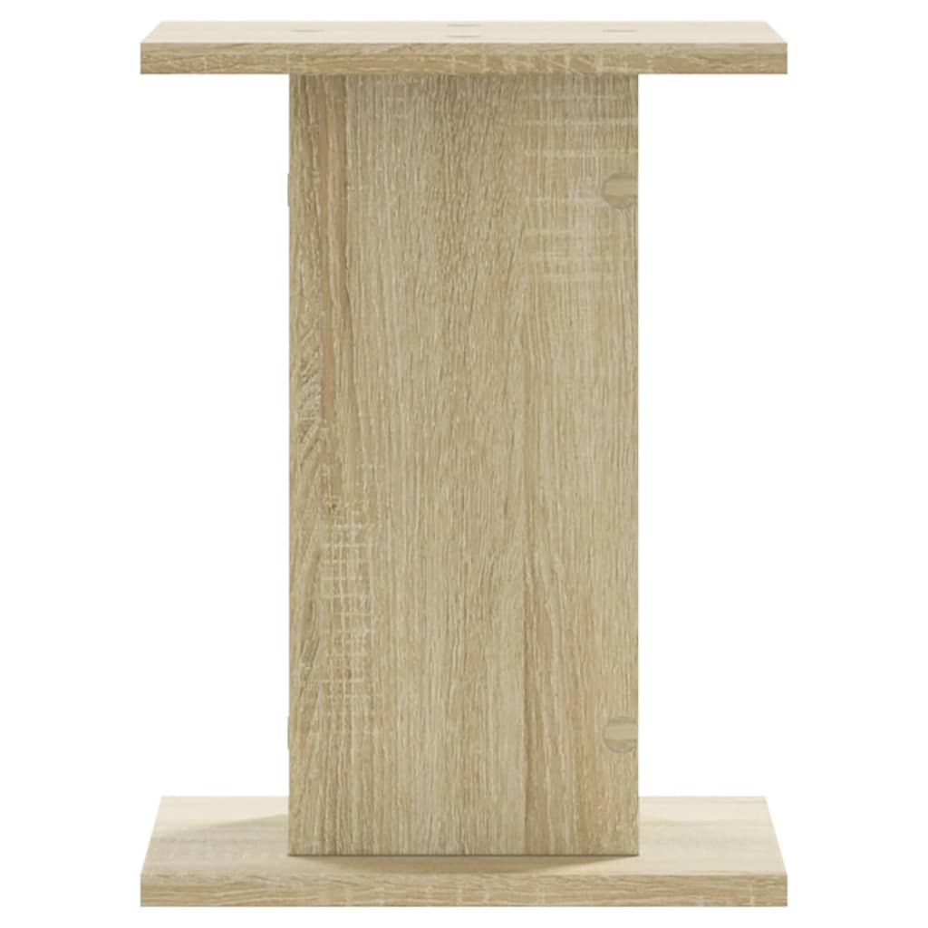 vidaXL Plantenstandaards 2 st 30x30x40 cm bewerkt hout sonoma eiken