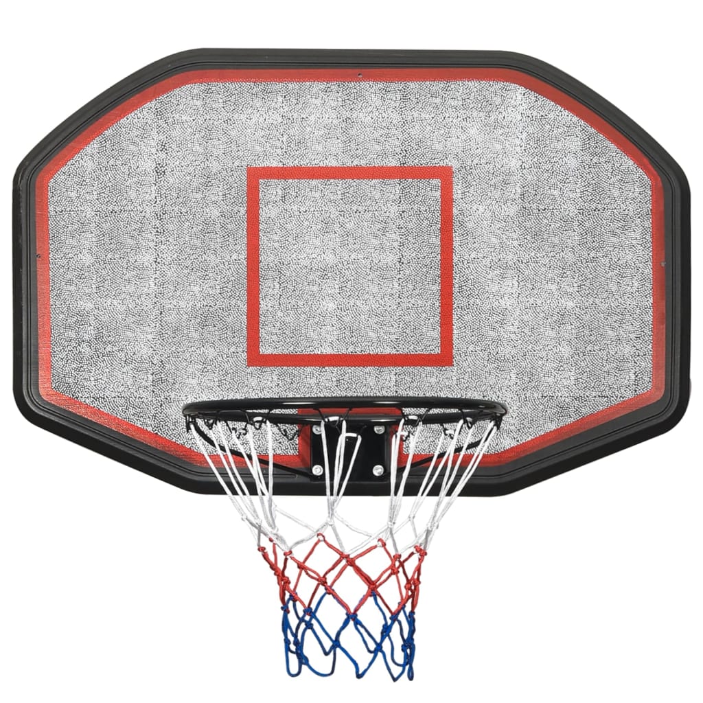 vidaXL Basketbalbord 109x71x3 cm polyetheen zwart